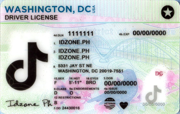 Washington-DC(NEW) Scannable fake id