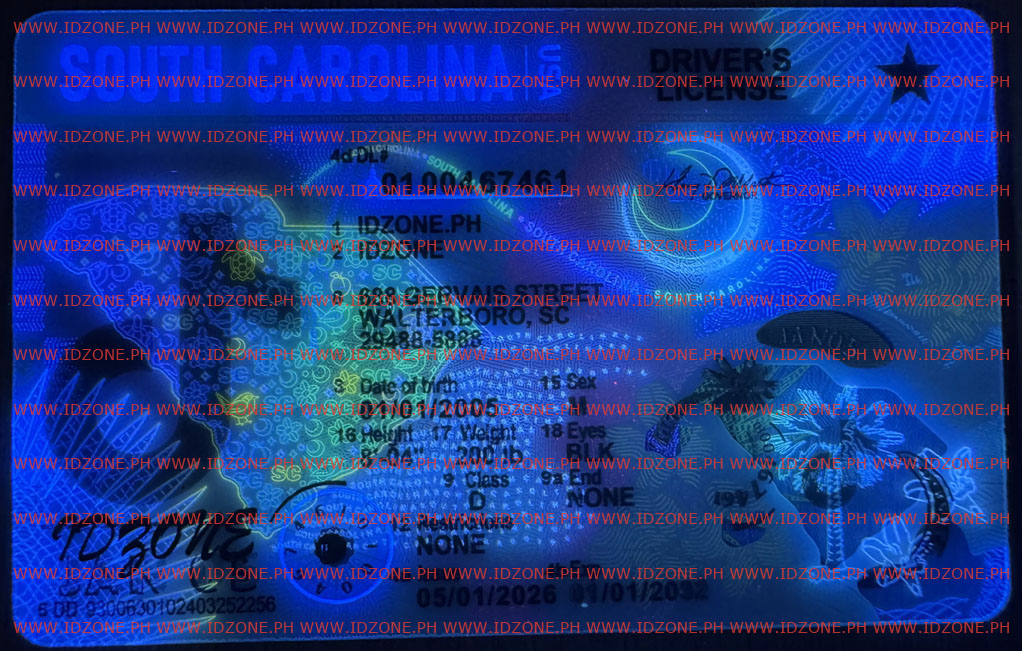 FAKE ID SC UV