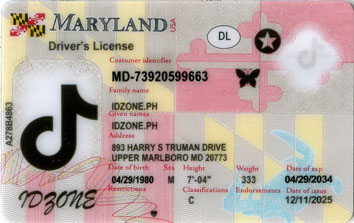 MARYLAND-New-October 2, 2025 Scannable fake id